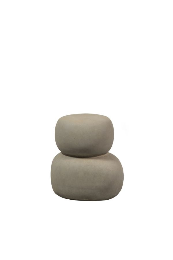Ova Coffee table concrete look Green/Grey
