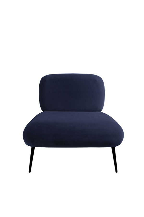 Puffed Armchair Blue