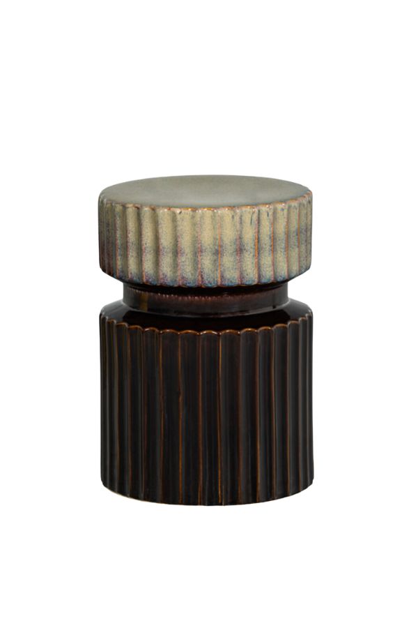 Espresso side table
