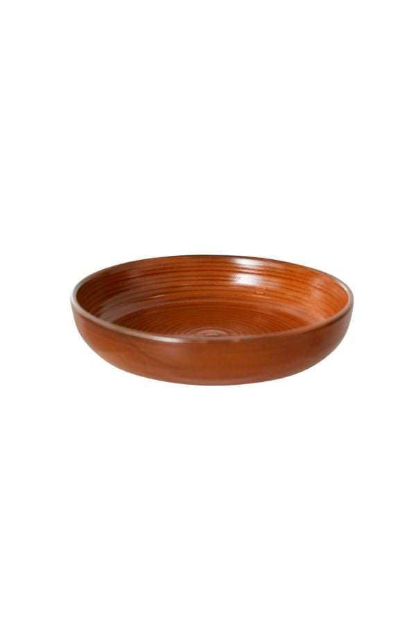Chef Ceramics:Deep Plate M, Burned orange by HK Living