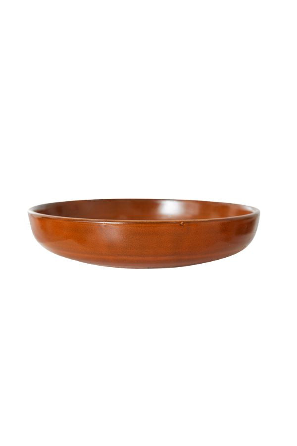 Chef Ceramics:Deep Plate M, Burned orange by HK Living
