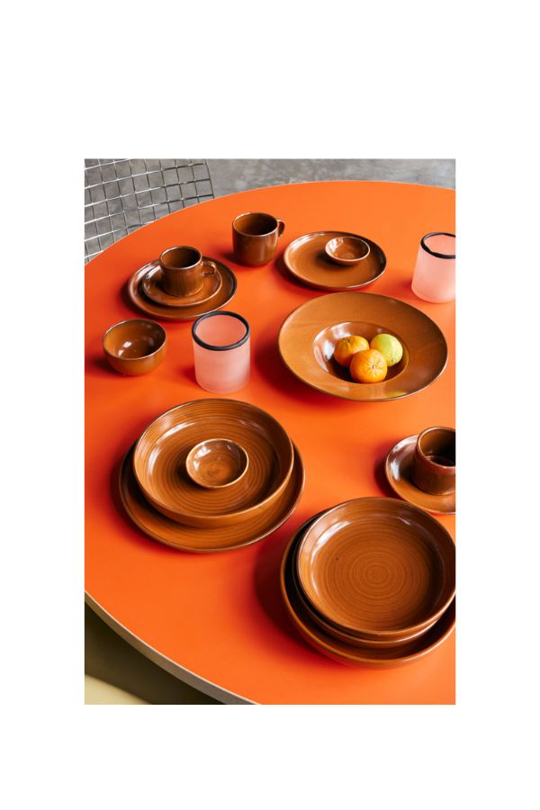 Chef Ceramics Side plate, Burned Orange by Hk living