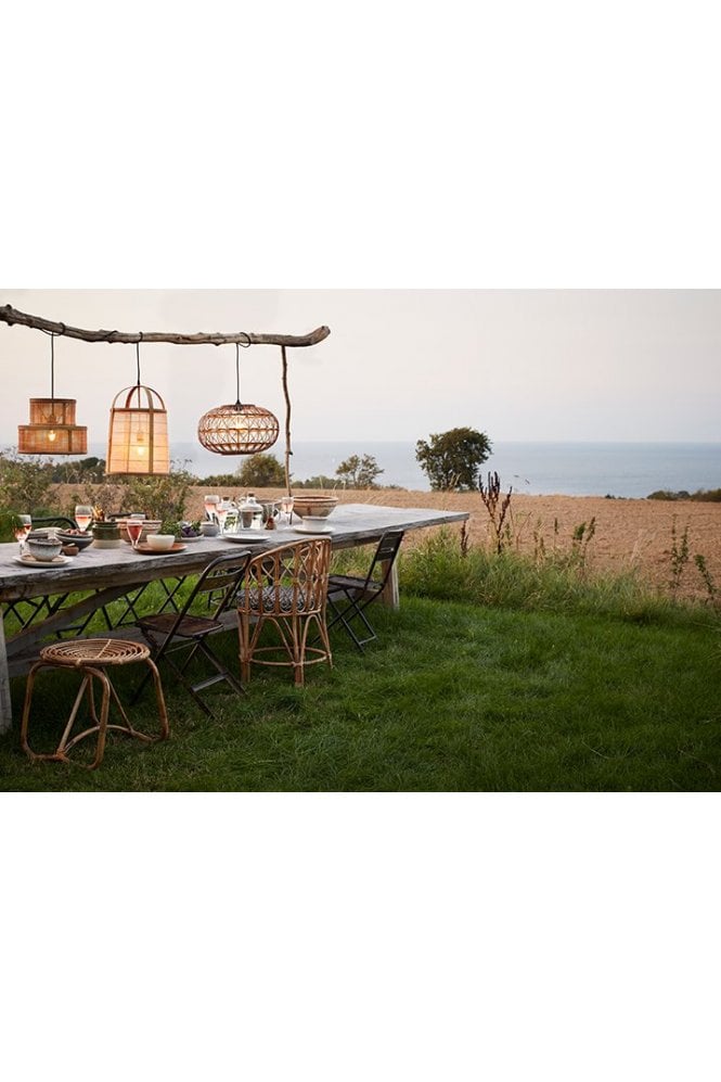 Rattan Layered Pendant