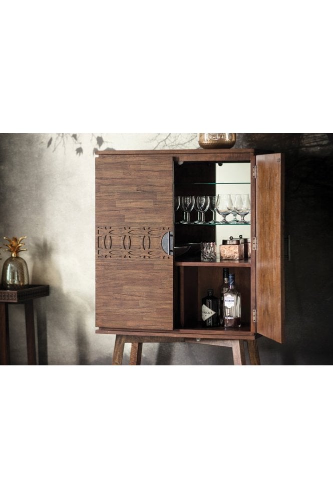 Bohemian Cocktail Cabinet brown