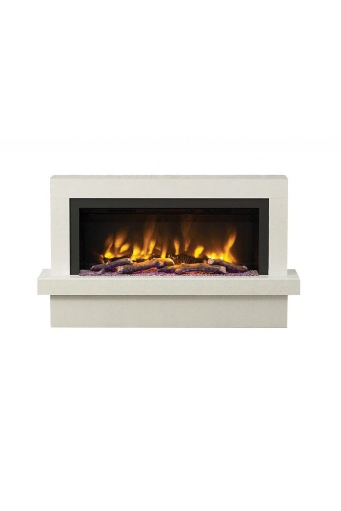 Impero 57" Micro Marble Electric Fireplace