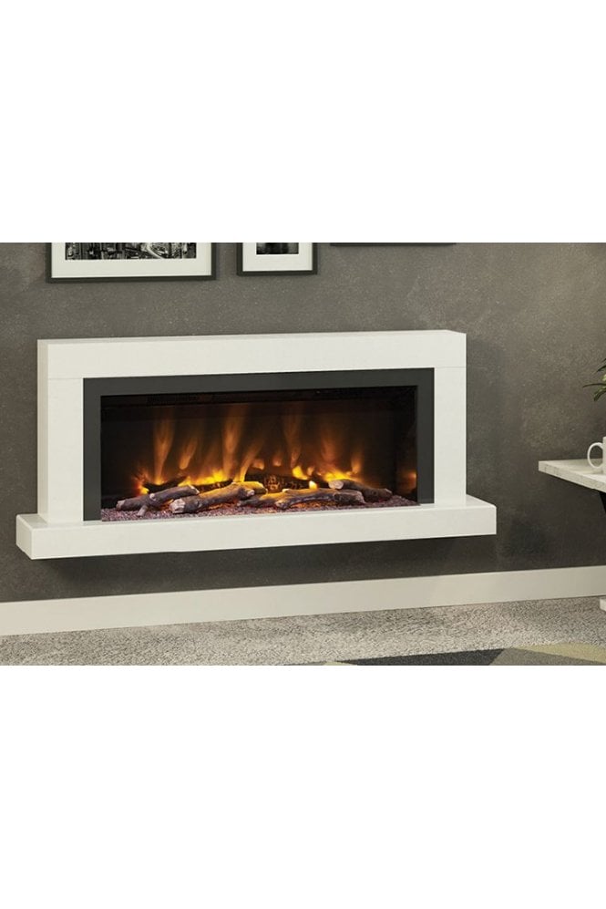 Impero 57" Micro Marble Electric Fireplace