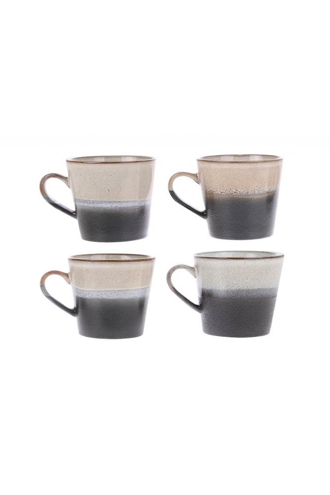 70s ceramics: cappuccino Mug Rock Hklivng