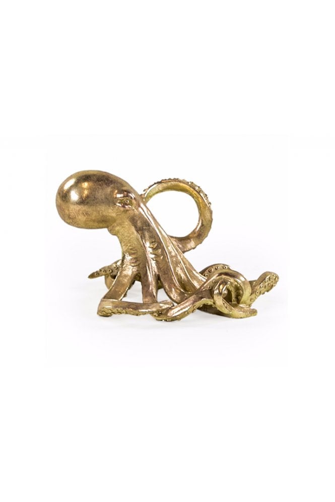 Gold Octopus Wine Bottle Holder