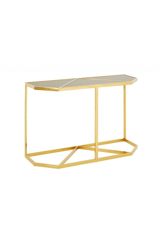 Horizon Black Glass Console Tables