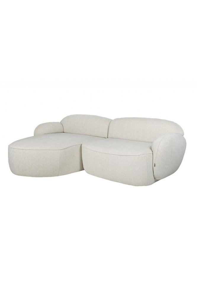 Bubble 2 Seater Chaise Left Natural