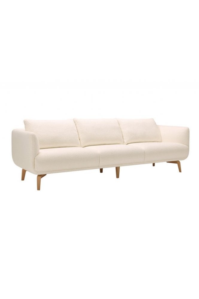 Mo Mo Lux Natural Boucle 3 Seater
